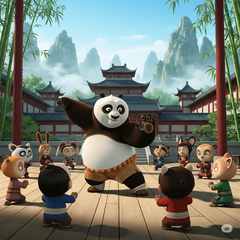 "Inner Peace" - Po's Kung Fu Training Academy